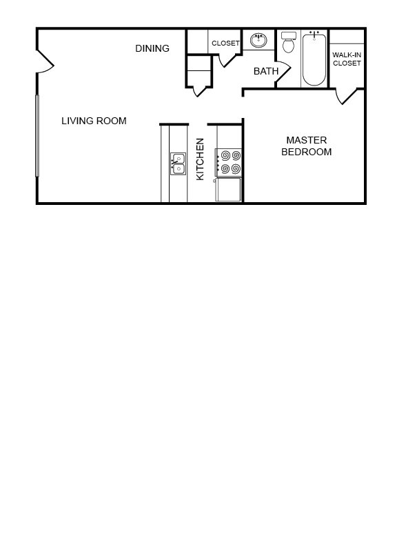 Plaza 550 Floor Plan 1x1 Plaza 550 Floor Plan 1x1